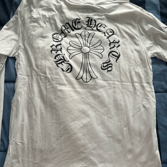 Chrome Hearts Cross White Long Sleeve Tee - Picture 5 of 5